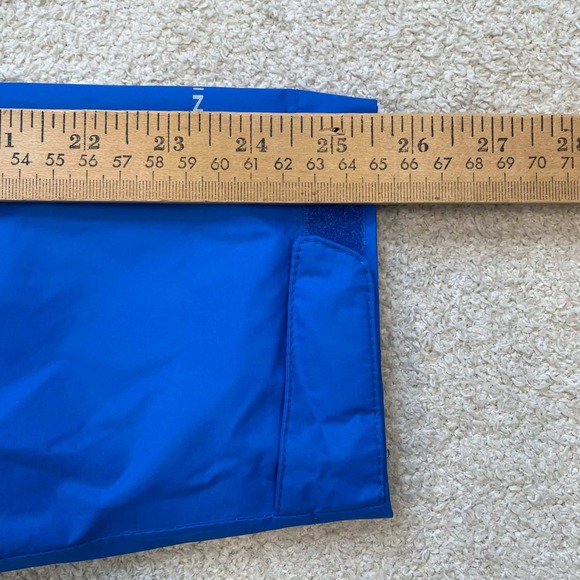 Columbia XL Omni-Tech Rain Jacket Blue Hooded Waterproof Shell Zip Up - Picture 12 of 12